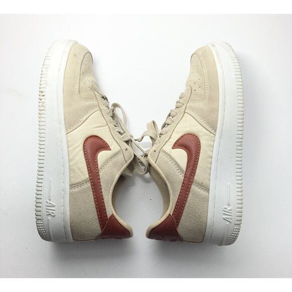 Used Size US 8.5 EU 39 Womens Nike Air Force 1 Shadow Shoes No Box DZ4705-200 - Picture 10 of 13